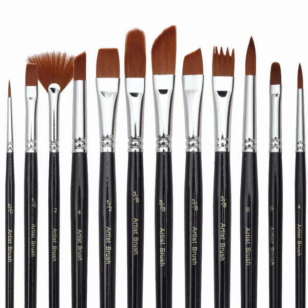 Worison Brush Set Mix Design 12 pc ( Artist Grade ) – Rung