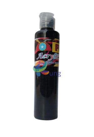 Acrylic Color 225 Ml ( Local Made ) Black