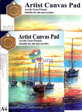 Keep Smile Artist Canvas Pad A4 & A3 sizes