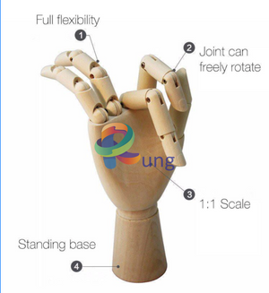 Artist Wooden Hand Mannequin