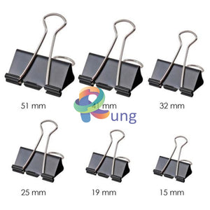 Binder ( Foldable ) Black Clip Misc