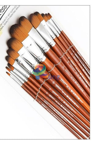 Brush Set Filbert Shape Brushes