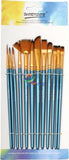 Brush Set Mix Design 12 Pc ( Student Quality ) Brushes
