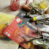 Canson Figueras Spiral Pad For Oil & Acrylic Painting In A4 And A3 Sizes. 290 Gr. 20 Sheets Sketch