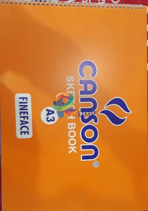 Canson Fine Face Spiral Sketch Book In 3 Sizes & Pad