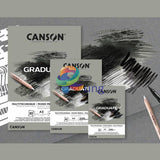 Canson Graduate Mix Media Grey Pad . 220 Gr 30 Sheets Sketch Book &