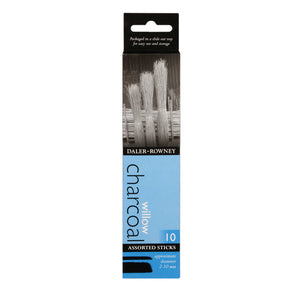 Daler Rowney Simply Charcoal Stick ( 12 pc assorted )