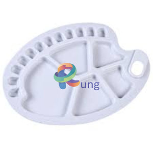 Color Mixing Plastic Palette Oval Deep