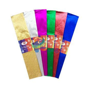 Crepe Paper Metallic Foil Misc