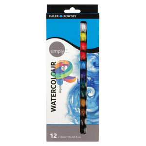 Daler Rowney Simply Water Color Tube Set Of 12