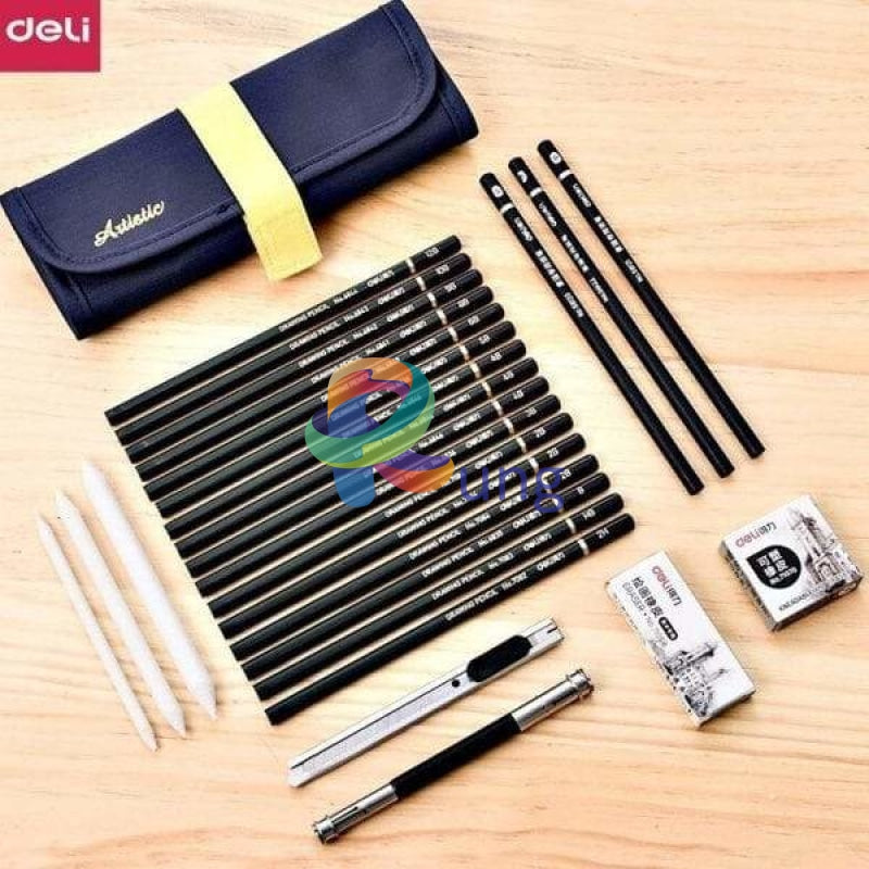Amazon.com : STAEDTLER Lumograph Graphite Drawing and Sketching Pencils  100G6, Set of 6 Degrees in an Attractive Storage Tin (100G6) : Wood Lead  Pencils : Office Products