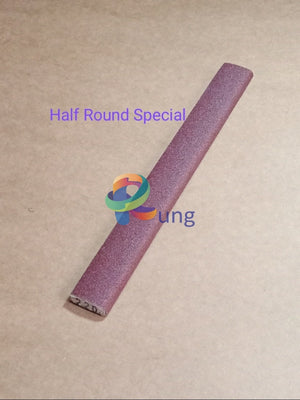 Emery Sanding Stick Half Round Shape ( 3 Different Grits ) 6 3/4 Length Art Misc
