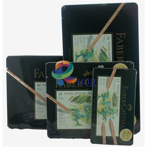 Faber Castell Pastel Pencil Set ( 4 Sizes ) Of 24 Color Pencils