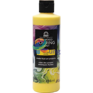 Folk Art Pre Mixed Pouring Medium 236 Ml Yellow Misc