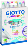 Giotto Turbo Giant Pastel  Marker Set of 6 pc