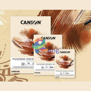 Graduate Mix Media Pad ( Yellow Ochre ) Sketch Book &