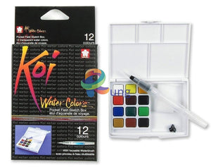 Koi Water Color Set Of 12