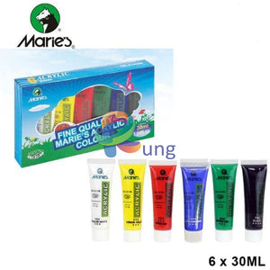 Maries Acrylic Color Tube Set Of 6 ( 30 Ml )