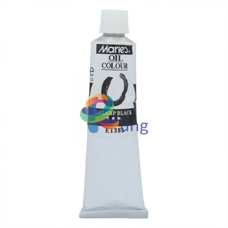 Maries Oil Color Tube 170 Ml Lamp Black (794)