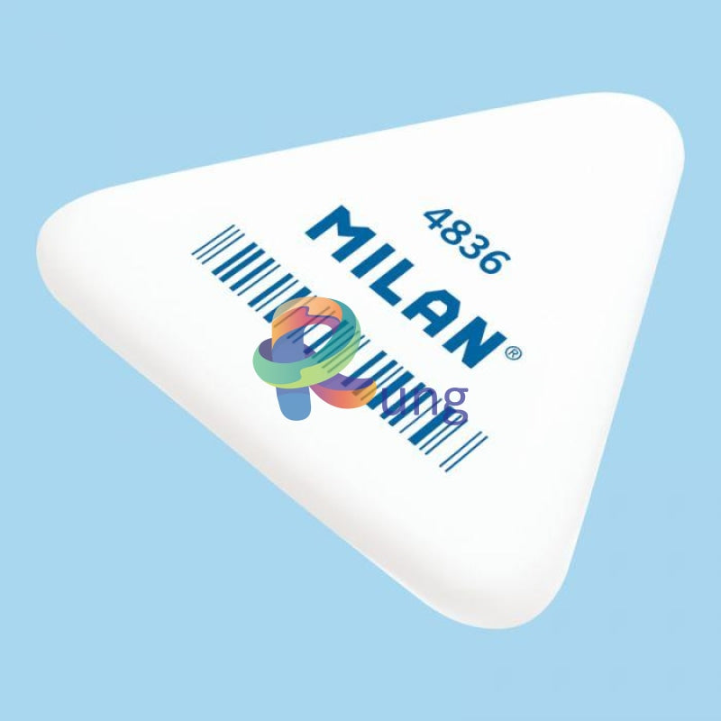 Milan White Triangular Eraser 4836
