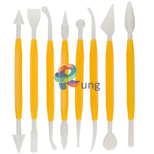 Modelling Tool Set Plastic 8 Pc Tools