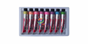 Monte Marte Fluro Acrylic Intro Set 8 X 18 Ml Tubes Color