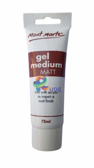 Monte Marte Matt Gel Medium Tube 75 Ml Acrylic Color Auxiliaries