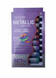 Monte Marte Metallic Acrylic Intro Set 8 X 18 Ml Tubes Color