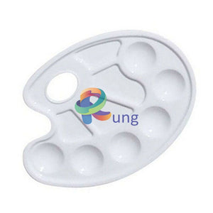 Plastic Pallette Oval Small Palette