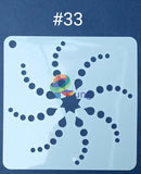 Plastic Stencil 5 X ( 43 Designs ) No 33 Art Misc