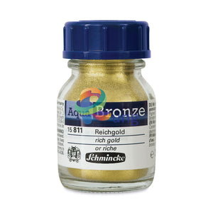 Schmincke Aqua Bronze Powder ( 5 Colors ) Rich Gold
