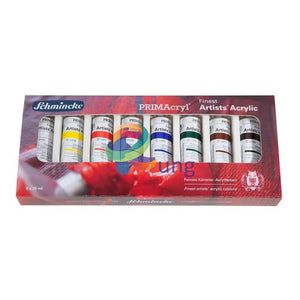 Schmnicke Primacryl® Finest Artists Acrylic Color Set Of 8 X 35 Ml Tubes