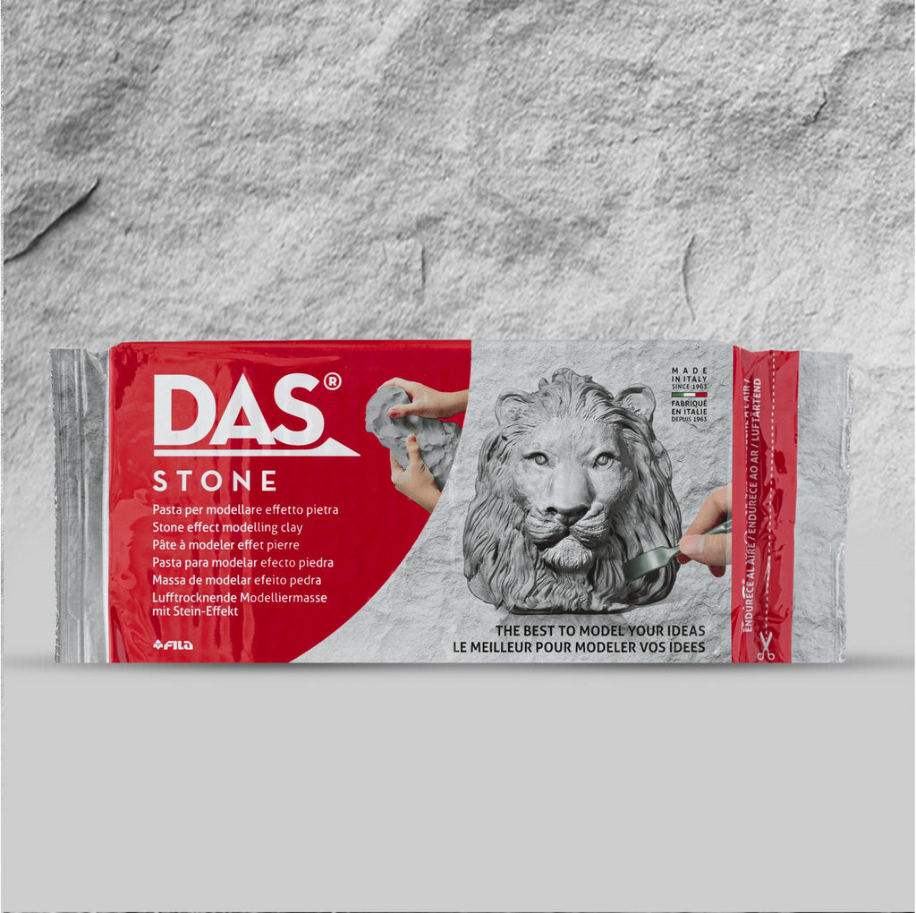 DAS Italy WHITE Modeling CLAY Air Hardening 500gr 1.1lb Supple