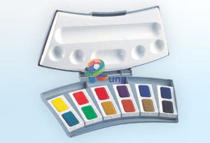 Water Color Paint Box Transparent D 12
