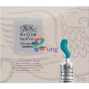 Winsor & Newton Designers Gouache Introductory Color Tube Set 10 X 14 Ml