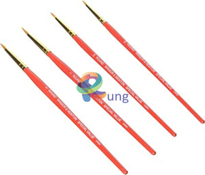 Winsor & Newton High Quality Golden Synthetic Round Brush Set Of 4 Pc ( No. 000 1 ) Brushes