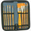 Daler Rowney Simply Acrylic  Brush Set of 10 pc  in Zip Case
